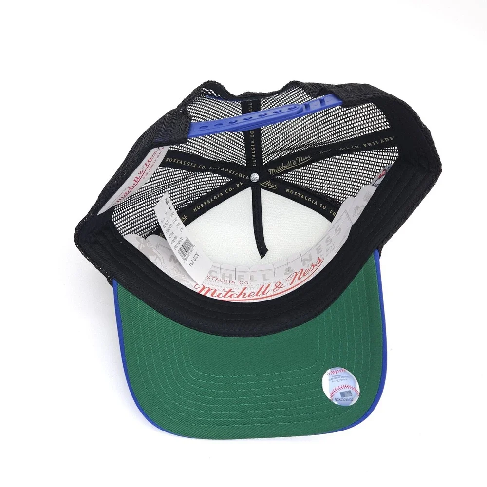 Mitchell & Ness Los Angeles‎ Dodgers Snapback Trucker Hat 60 Year Patch Foam Cap